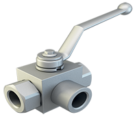 GE5 3-Way High Pressure Ball Valves