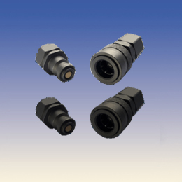 KM Series - High pressure poppet valve couplings
