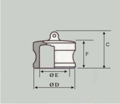 Type DP Dust Plug For Use With Couplers